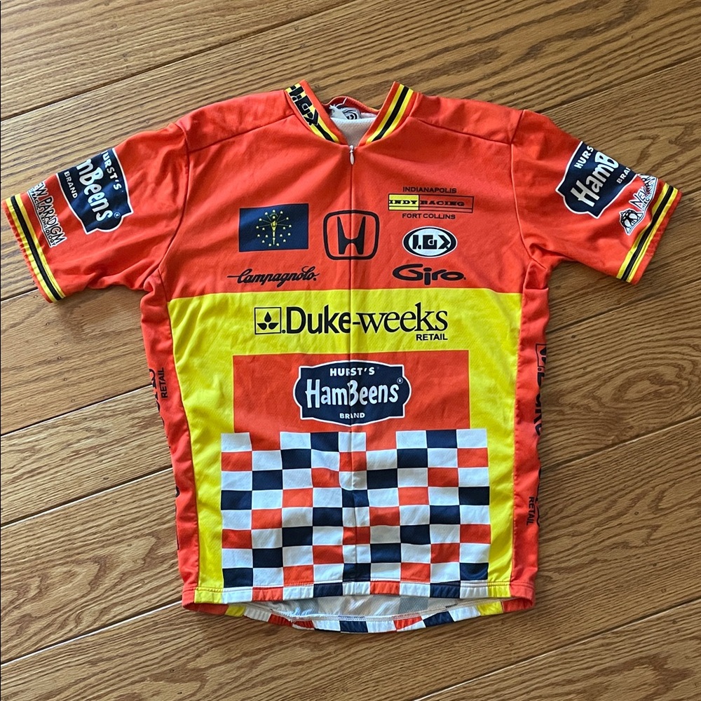 Louis Garneau - Red and Yellow Men's Cycling Jersey
